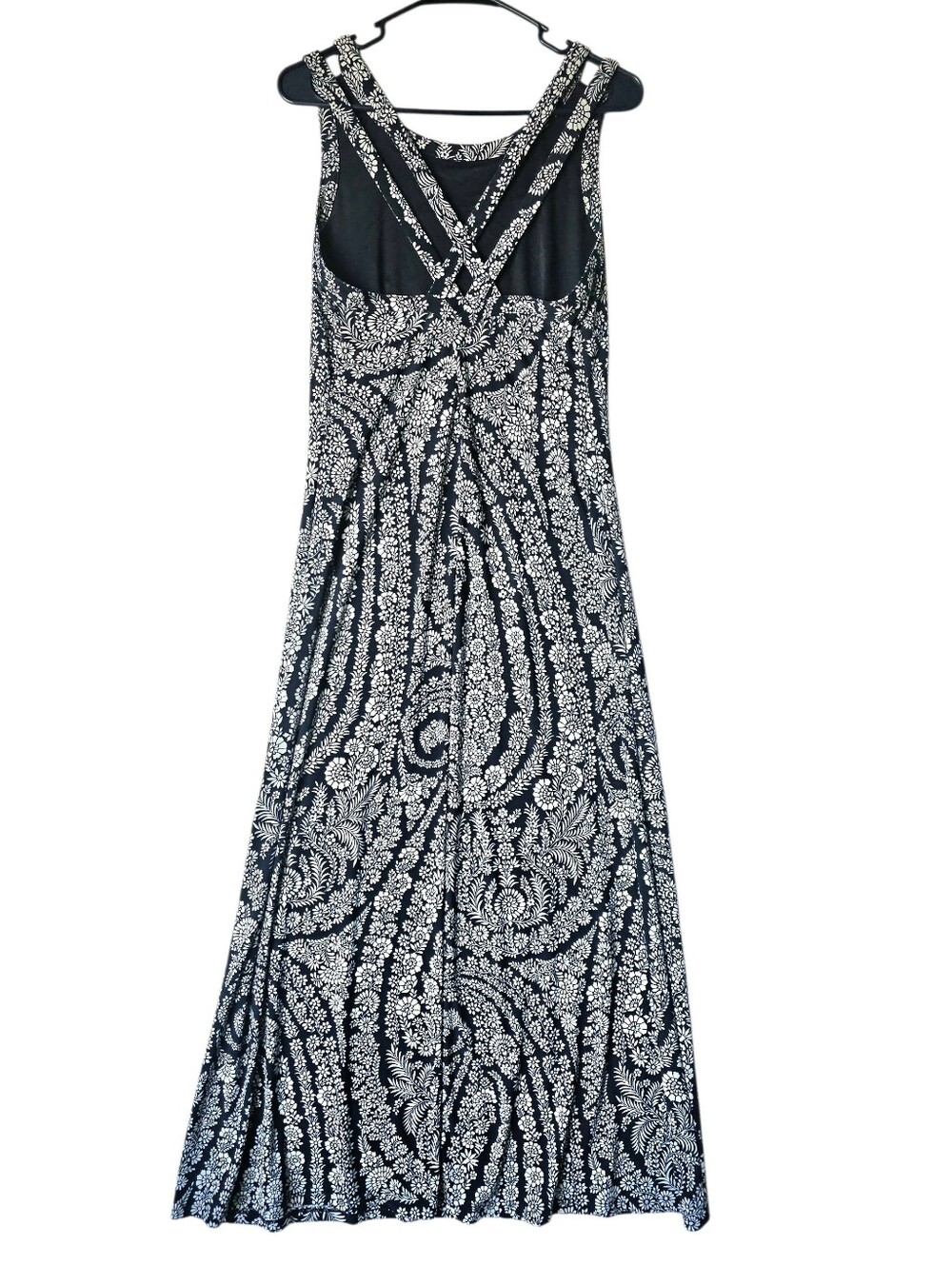 Brand New with Tags (NWT) Tommy Hilfiger Paisley Cross-Back Maxi Dress - Picture 3 of 16